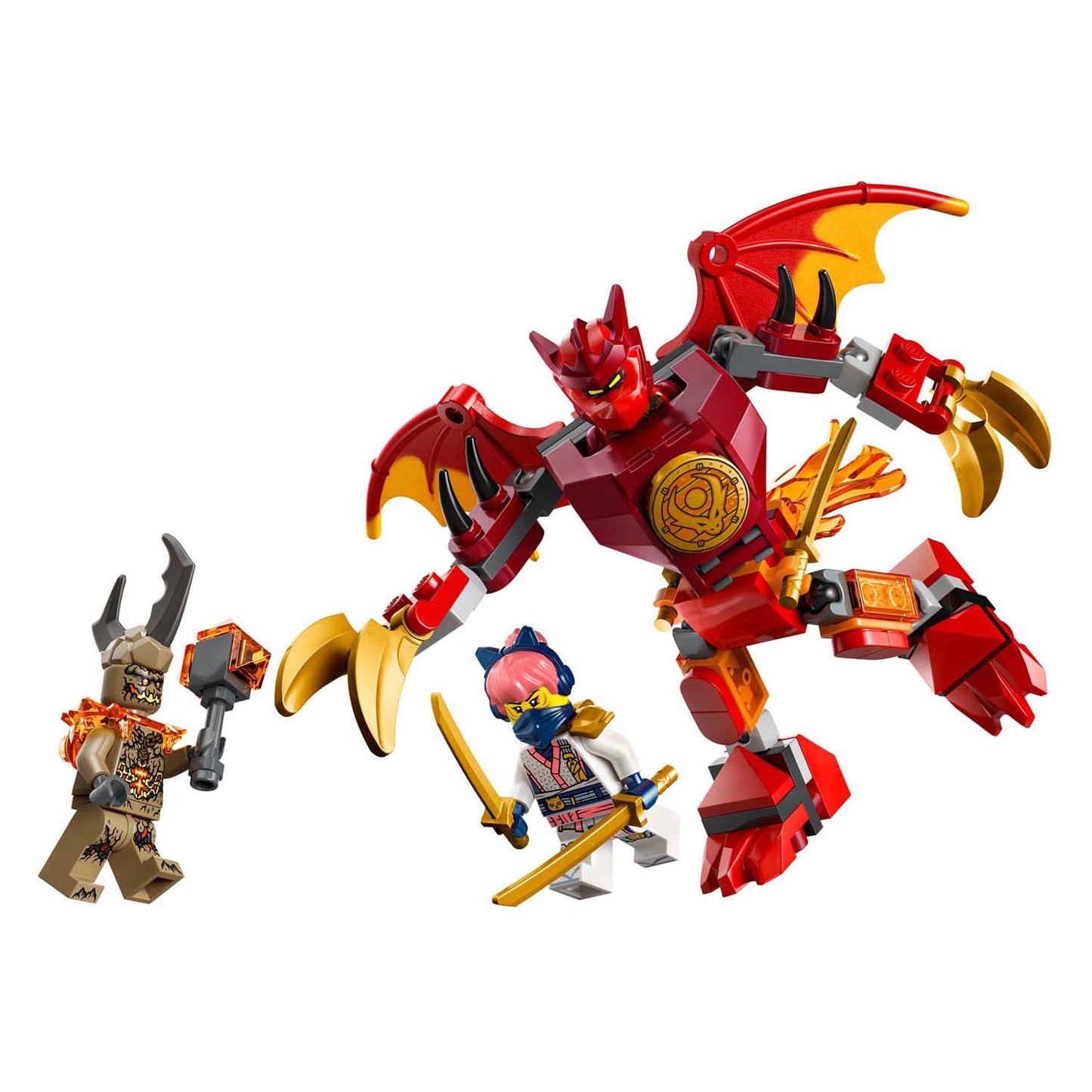 Lego Ninjago 71851 Battle Pack Mech Drago di Kai | 2 pezzi
