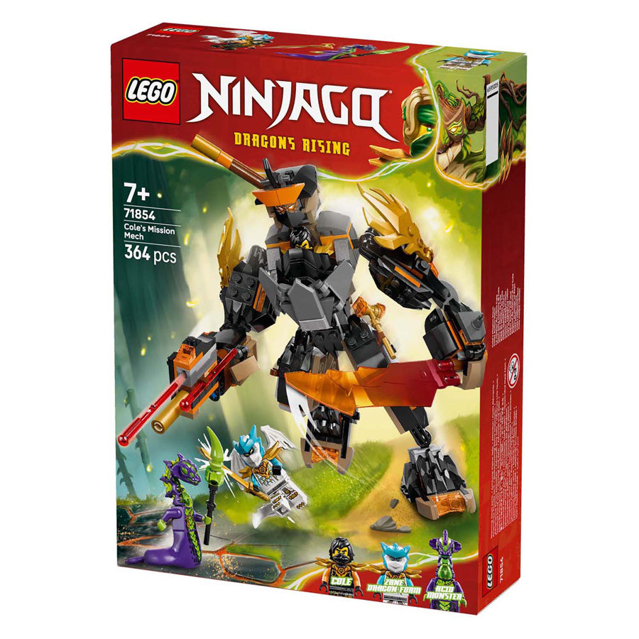 Lego Ninjago 71854 Cole Mission Mech e Dragon Zane