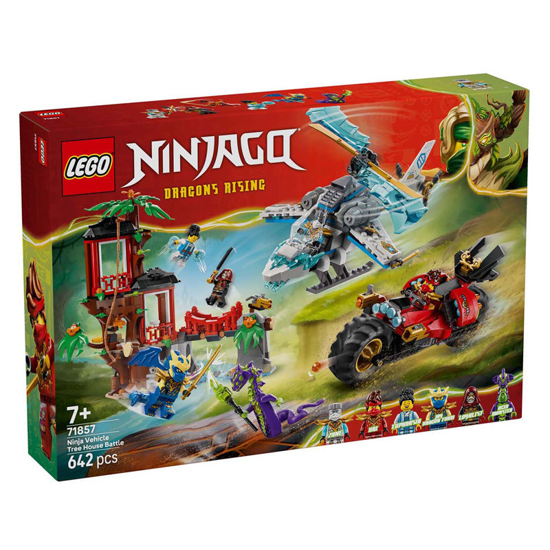 Veicoli ninja Lego Ninjago 71857 nella casa sull'albero