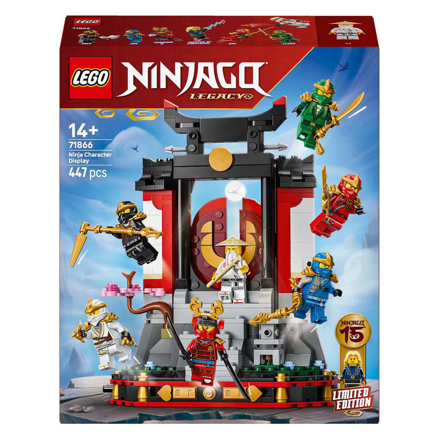 Lego Ninjago 71866 Espositore per il 15° anniversario con personaggi ninja