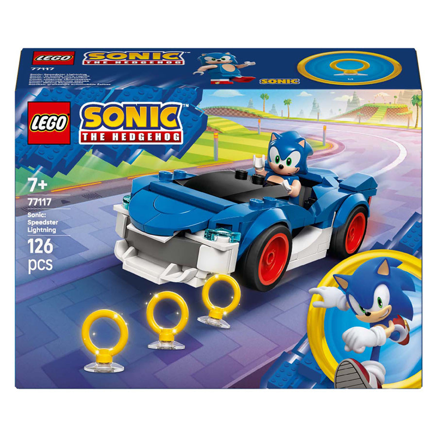 Lego sonic sonic's car: speed star light constructiespeelgoed