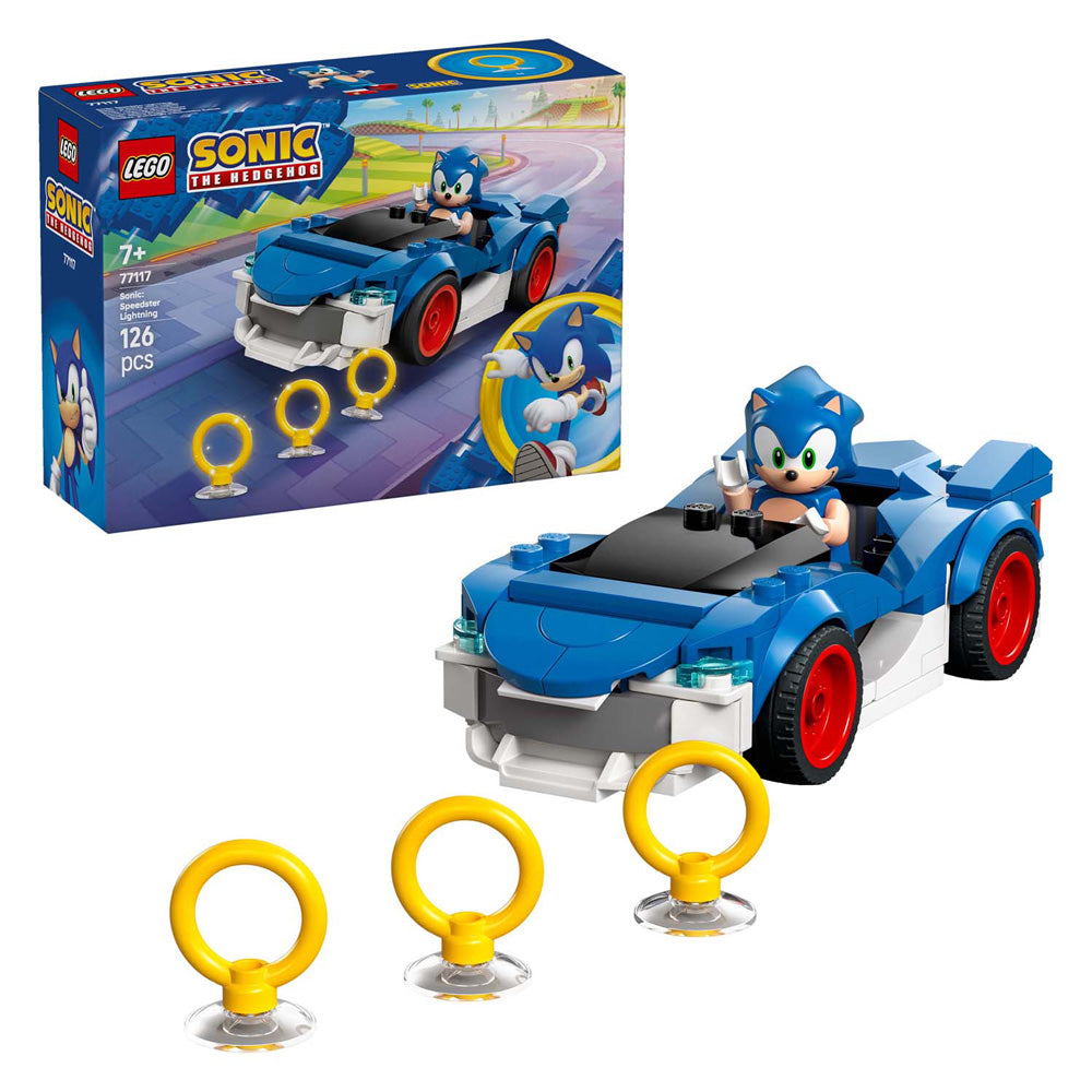 Lego sonic sonic's car: speed star light constructiespeelgoed