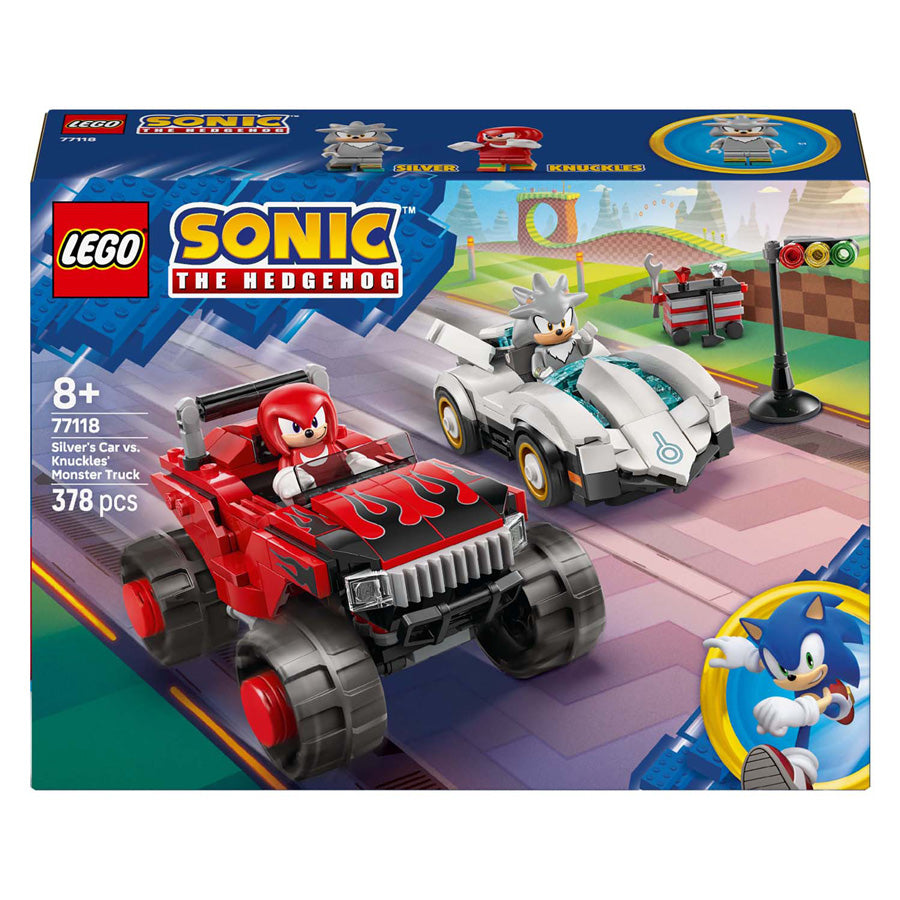 Lego Sonic 77118 Silvers Car contra el camión monstruo de Knuckles