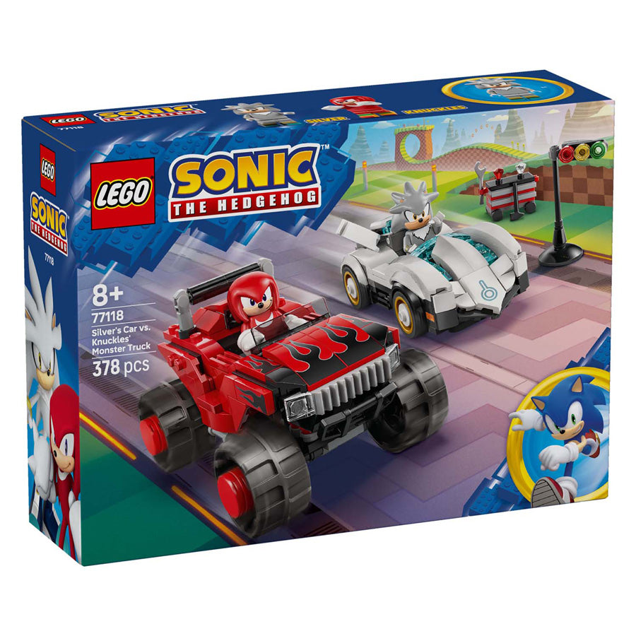 Lego Sonic 77118 Silvers Car contra el camión monstruo de Knuckles