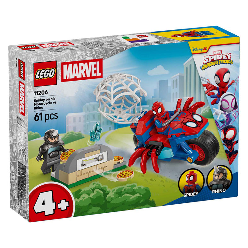 Lego 11206 Spidey Spidey sulla sua moto contro il rinoceronte | 2 pezzi