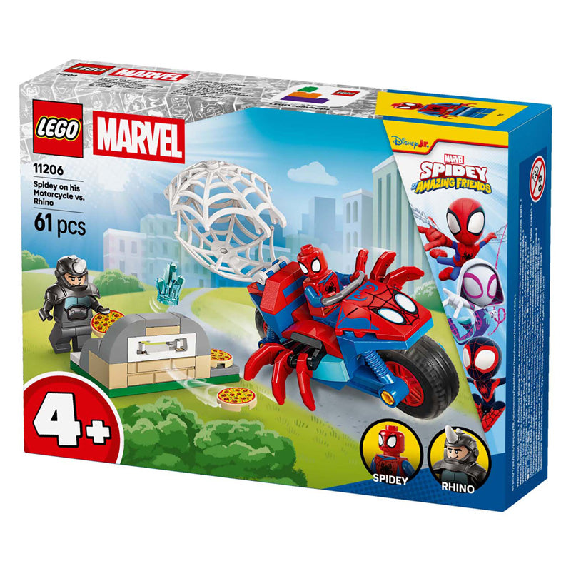 Lego 11206 Spidey Spidey sulla sua moto contro il rinoceronte | 2 pezzi