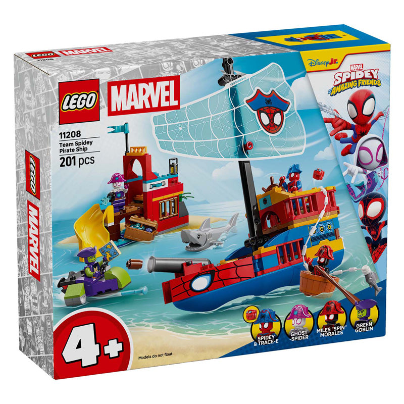 Lego spidey 11208 equipo spidey barco pirata