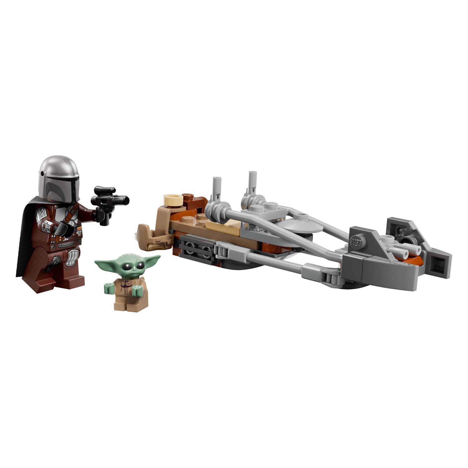 Lego Star Wars TM 75436 La Speeder Bike del Mandalorian e di Grogu | 2 pezzi