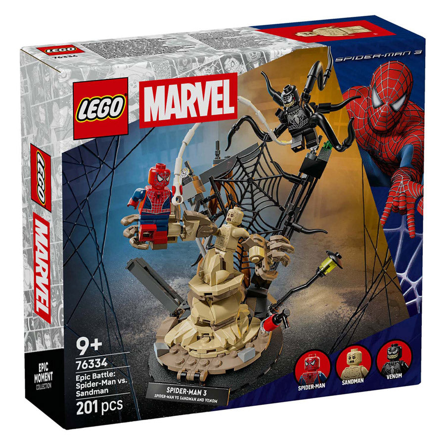 Lego 76334 Superhéroes Marvel Batalla Definitiva: Spider-Man vs Sandman