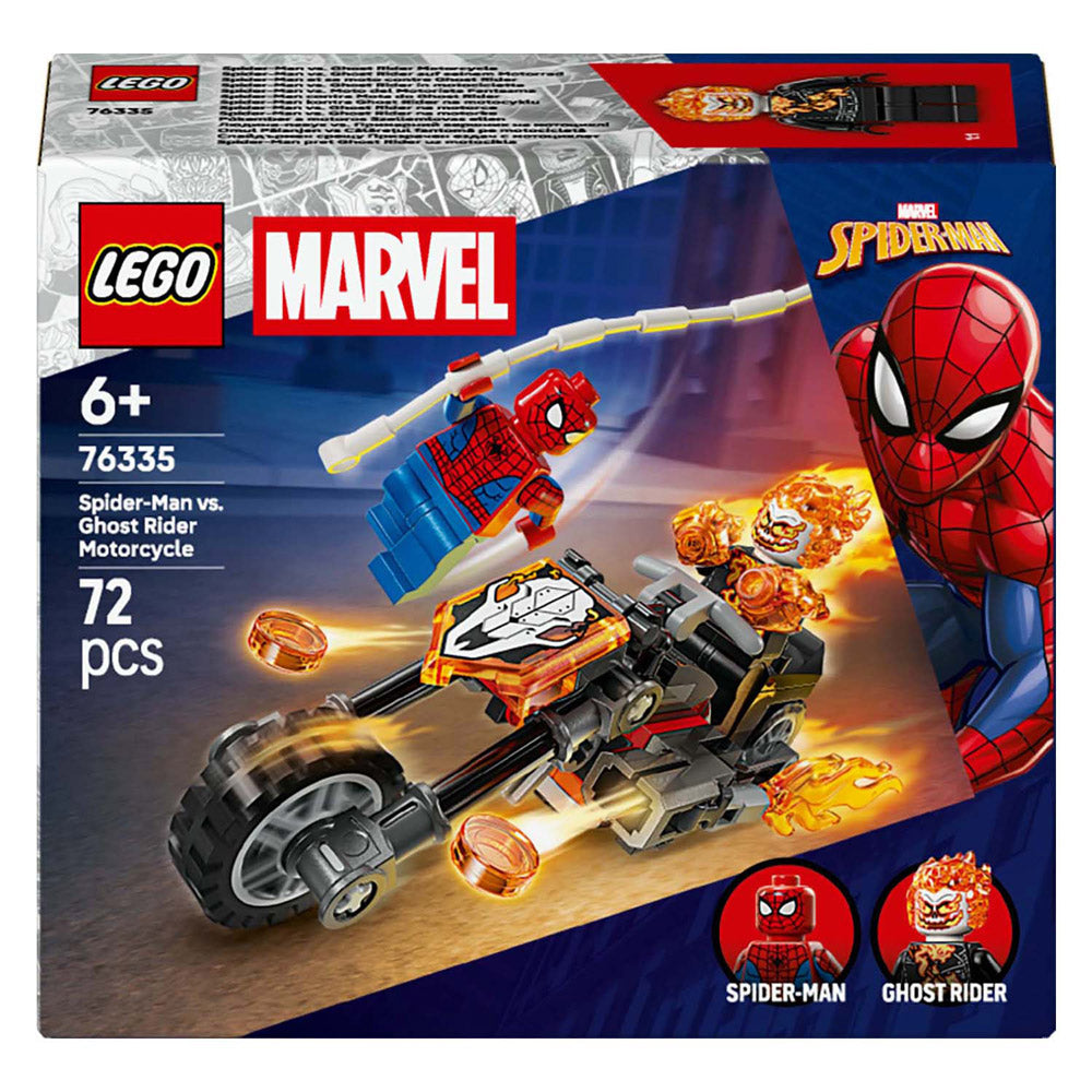 Lego super héroes 76335 marvel spider-man vs. moto jinete fantasma