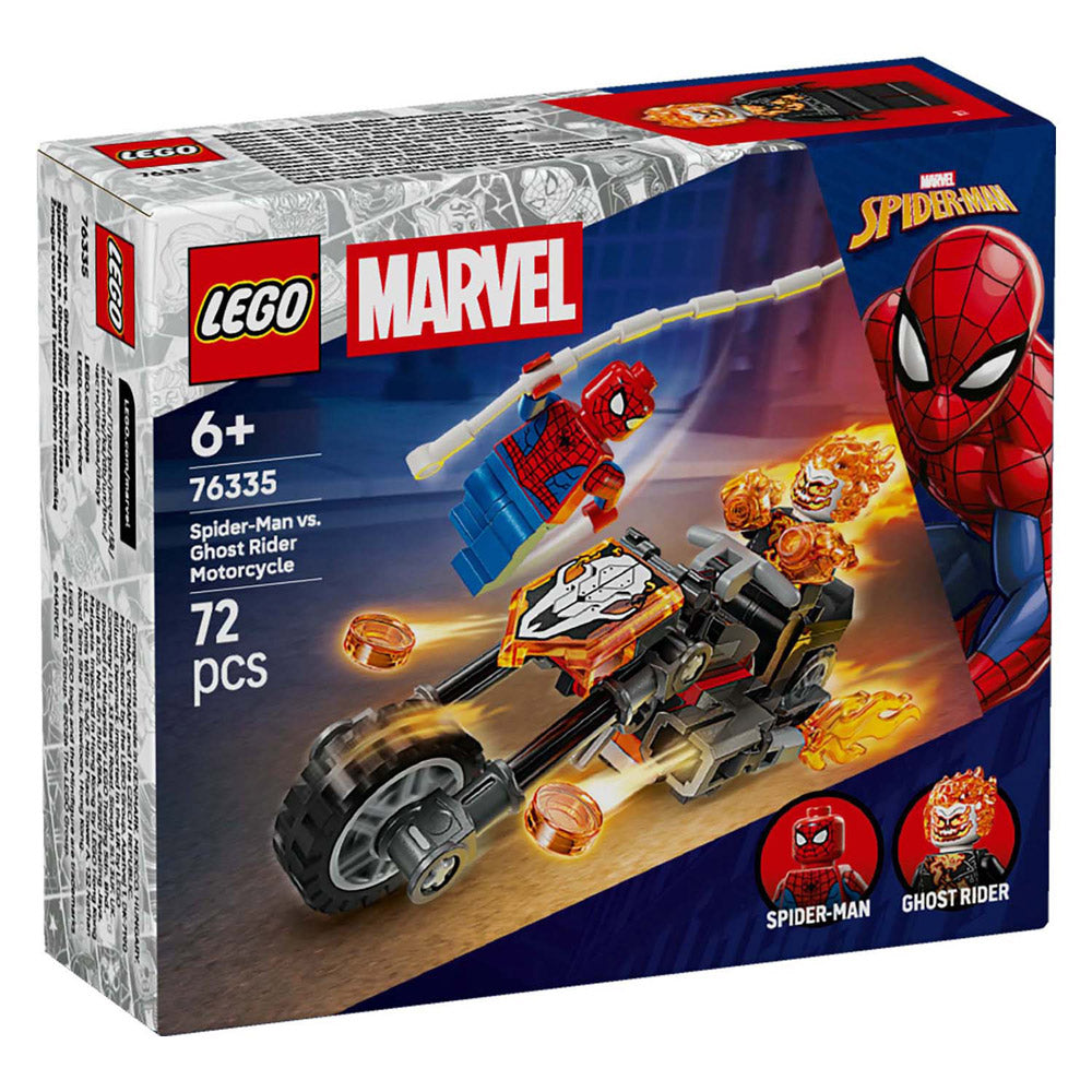 Lego super héroes 76335 marvel spider-man vs. moto jinete fantasma
