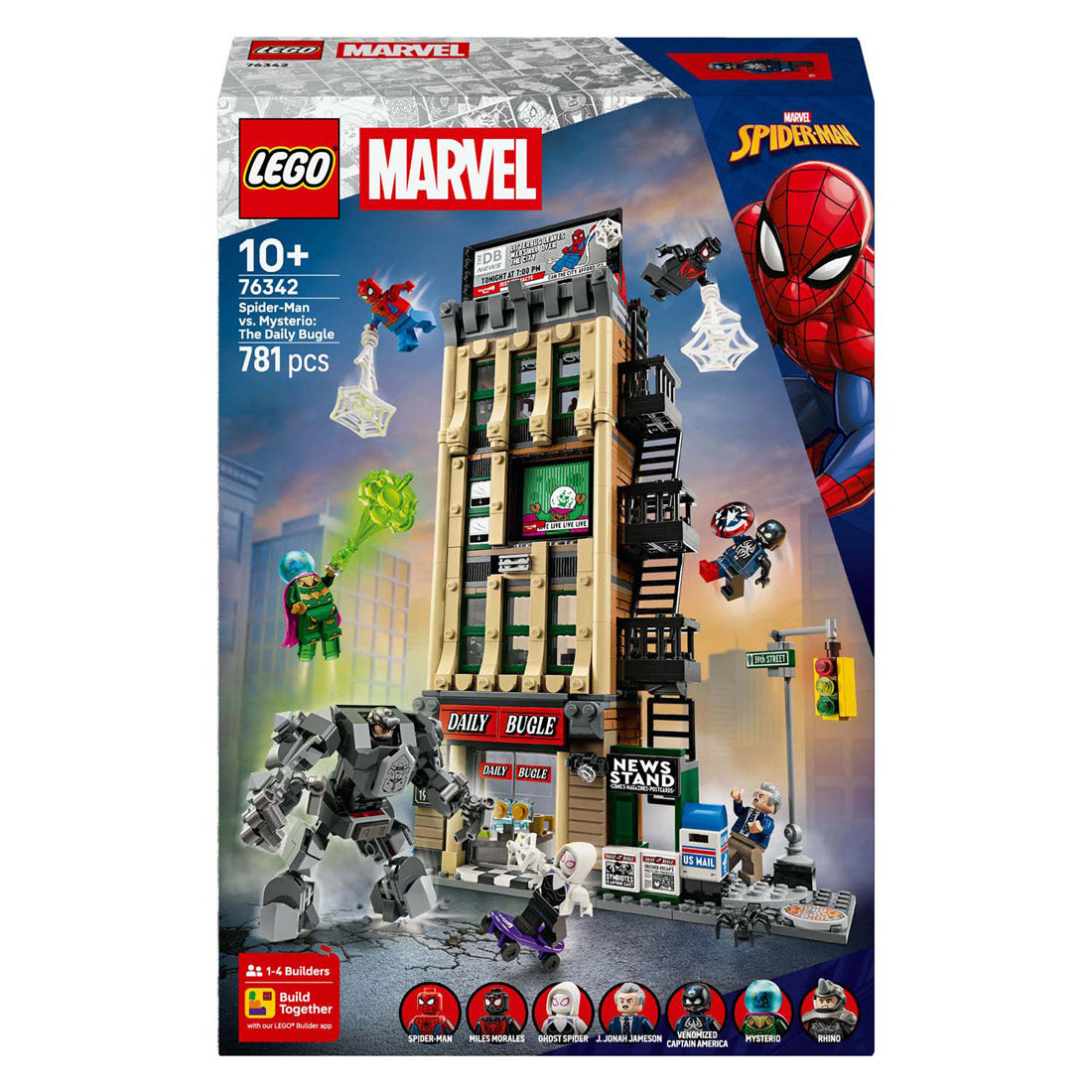 Lego Super Heroes 76342 Marvel Spider-Man contro Mysterio: The Daily Bugle