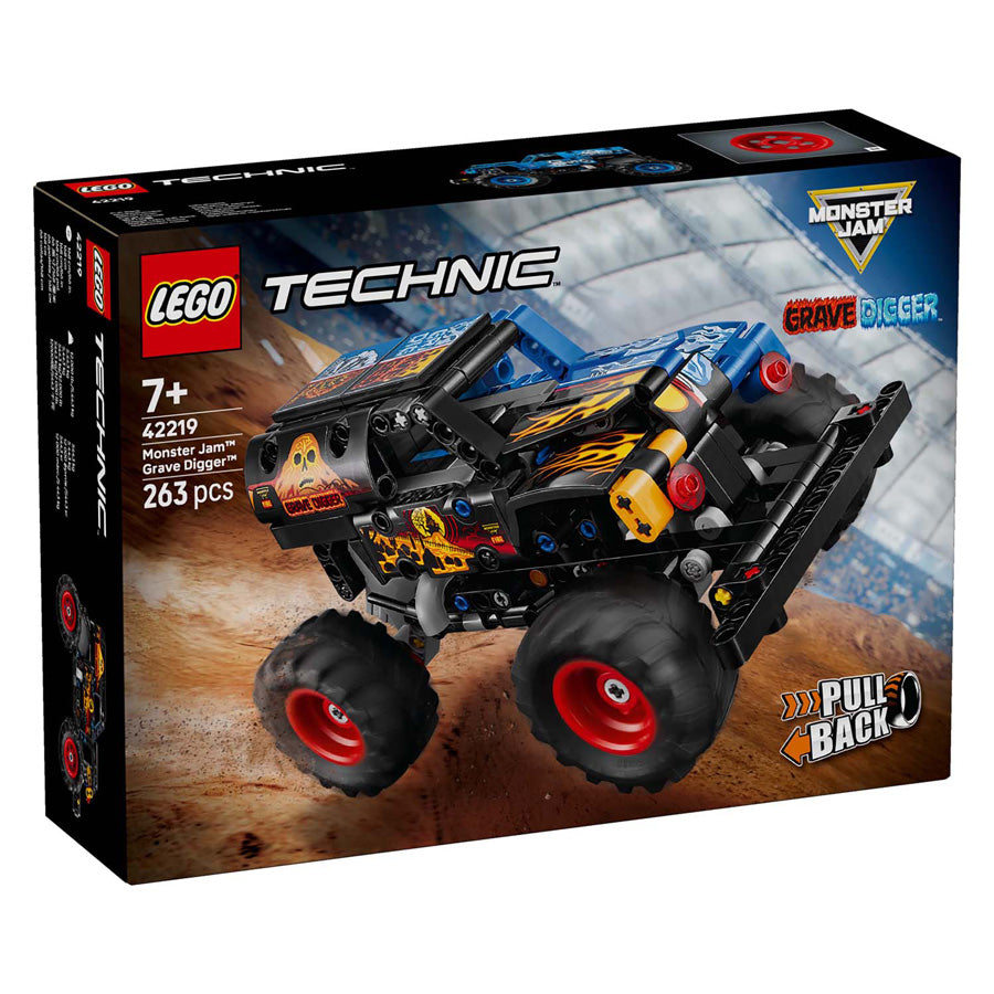 Lego Technic 42219 Monster Jam Scava tombe Fuoco e ghiaccio