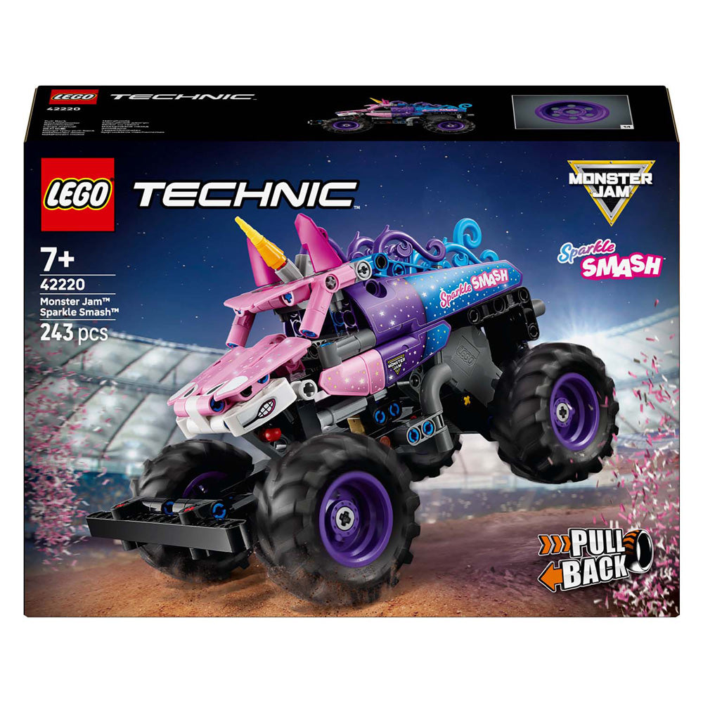 Lego Technic 42220 Monster Jam Sparkle Smash Pullback
