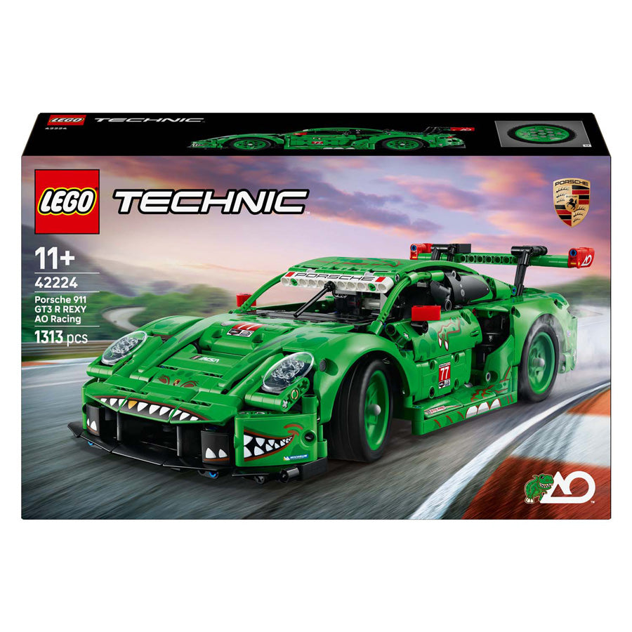 Lego technic 42224 porsche 911 gt3 r rexy ao coche de carreras