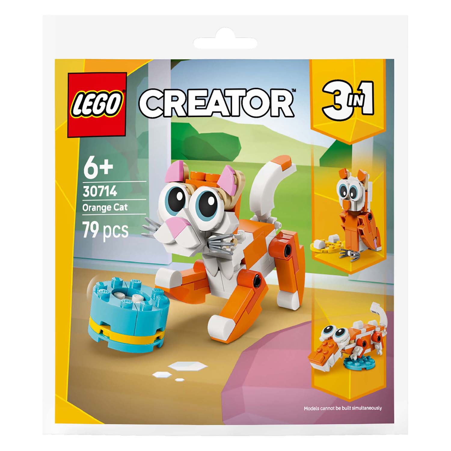 Lego 30714 bolso gato naranja | 10 piezas