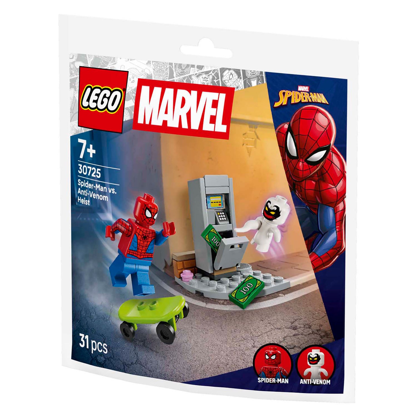Lego Super Heroes 30725 Spiderman contro la rapina anti-veleno