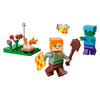 Lego minecraft 30732 alex y la batalla en la fogata