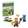 Lego minecraft 30732 alex en de strijd bij het kampvuur