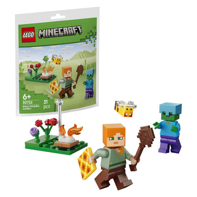 Lego Minecraft 30732 Alex e la battaglia al fuoco