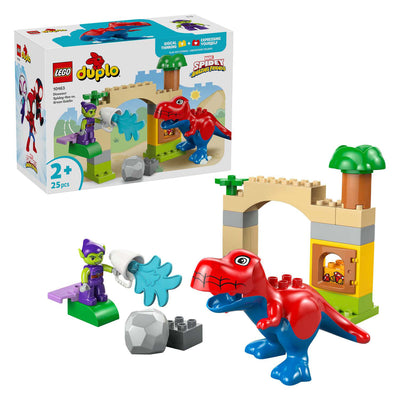 Lego Duplo 10463 Dinosaurio Spidey Rex vs. Duende Verde