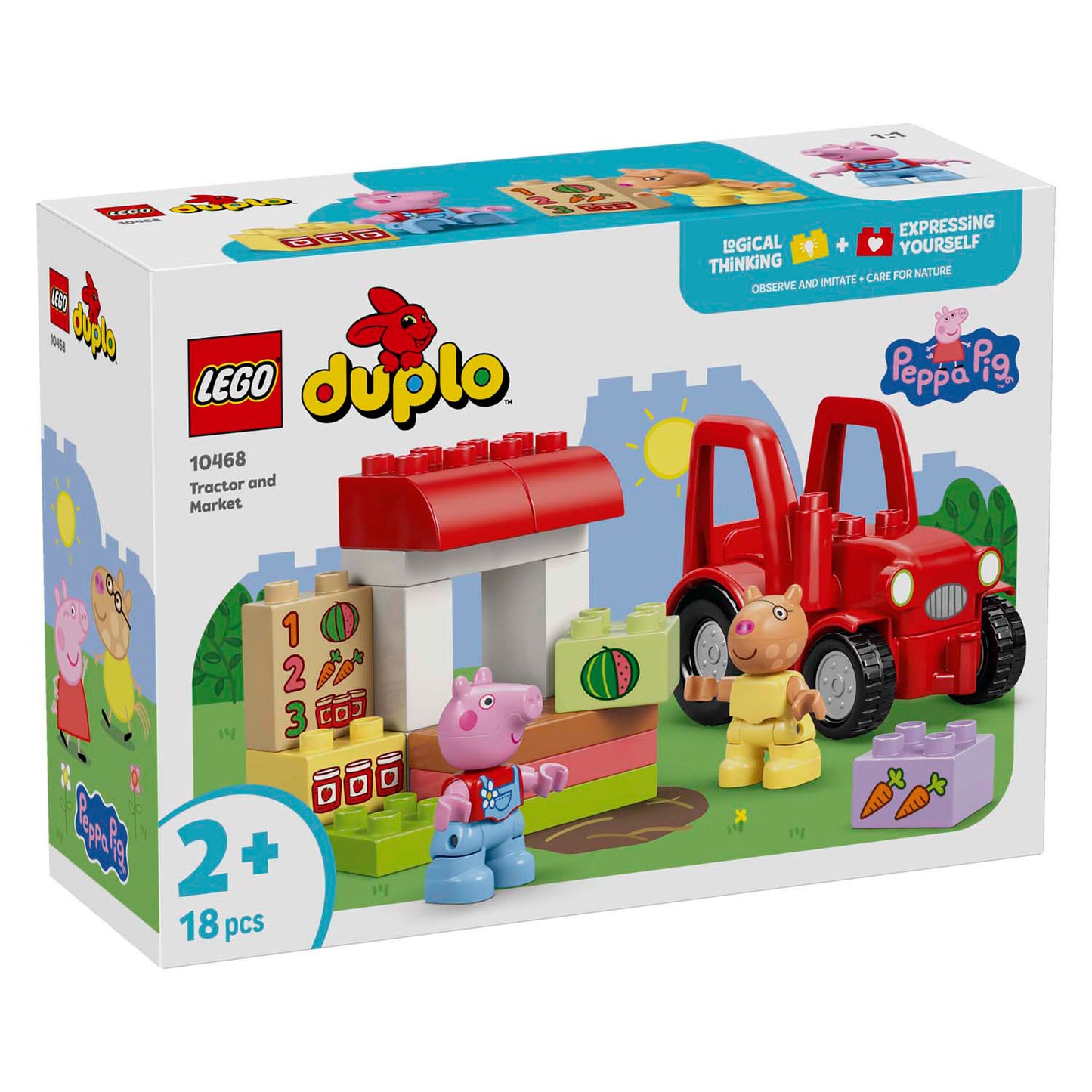 Trattore e bancarella del mercato Lego Duplo 10468