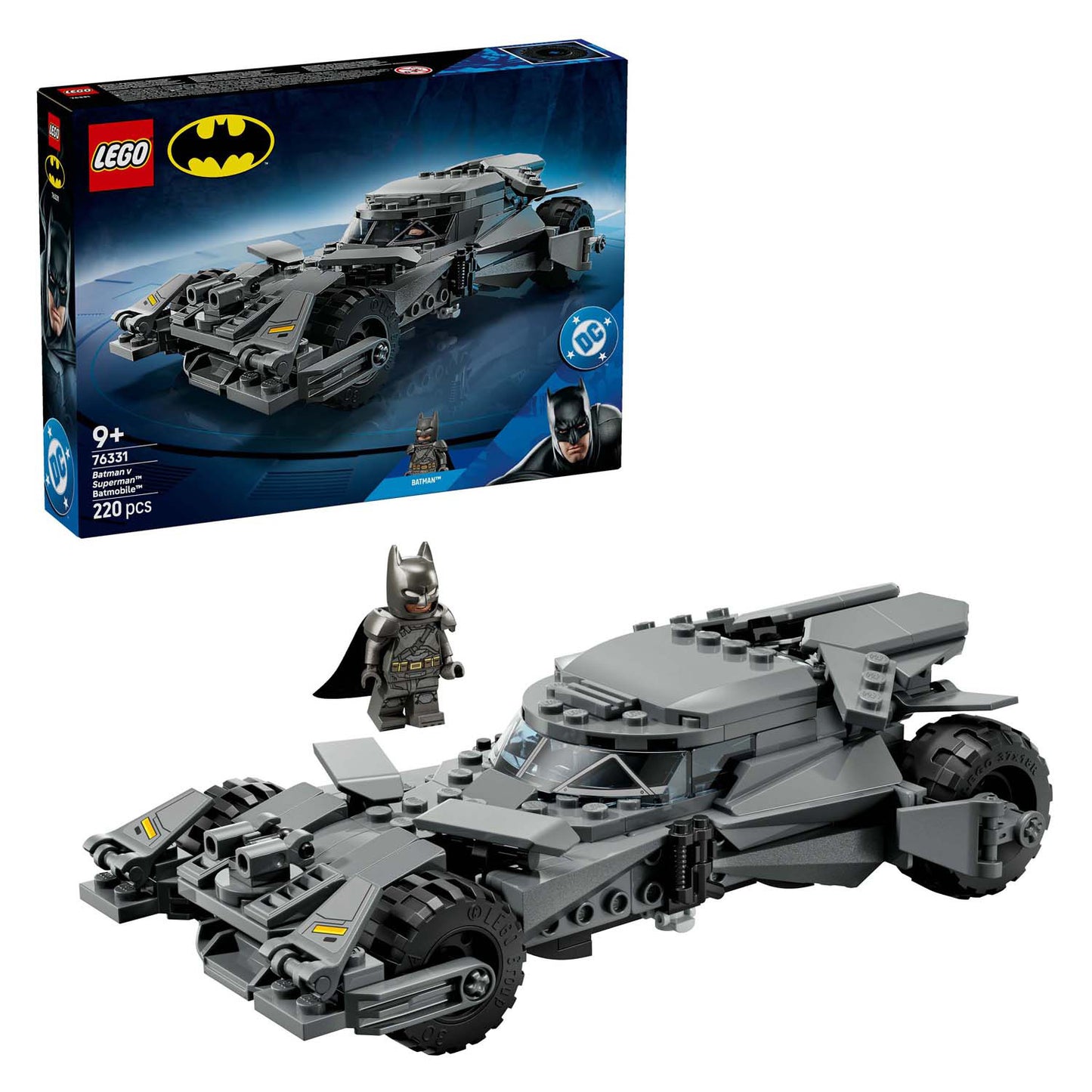 Lego super eroi 76331 batman v superman batmobile