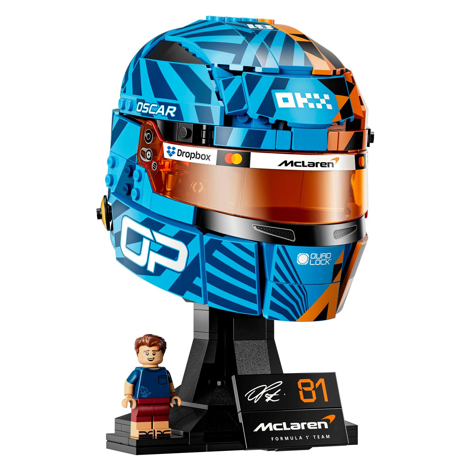 Lego editions 43017 mclaren mastercard f1 team helm van oscar piastri