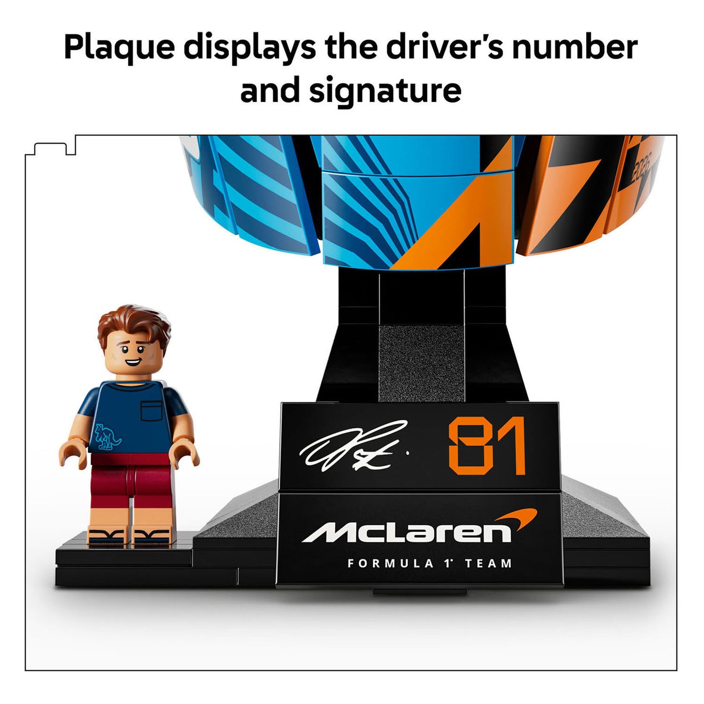 Edizioni Lego 43017 Casco McLaren Mastercard F1 Team di Oscar Piastri