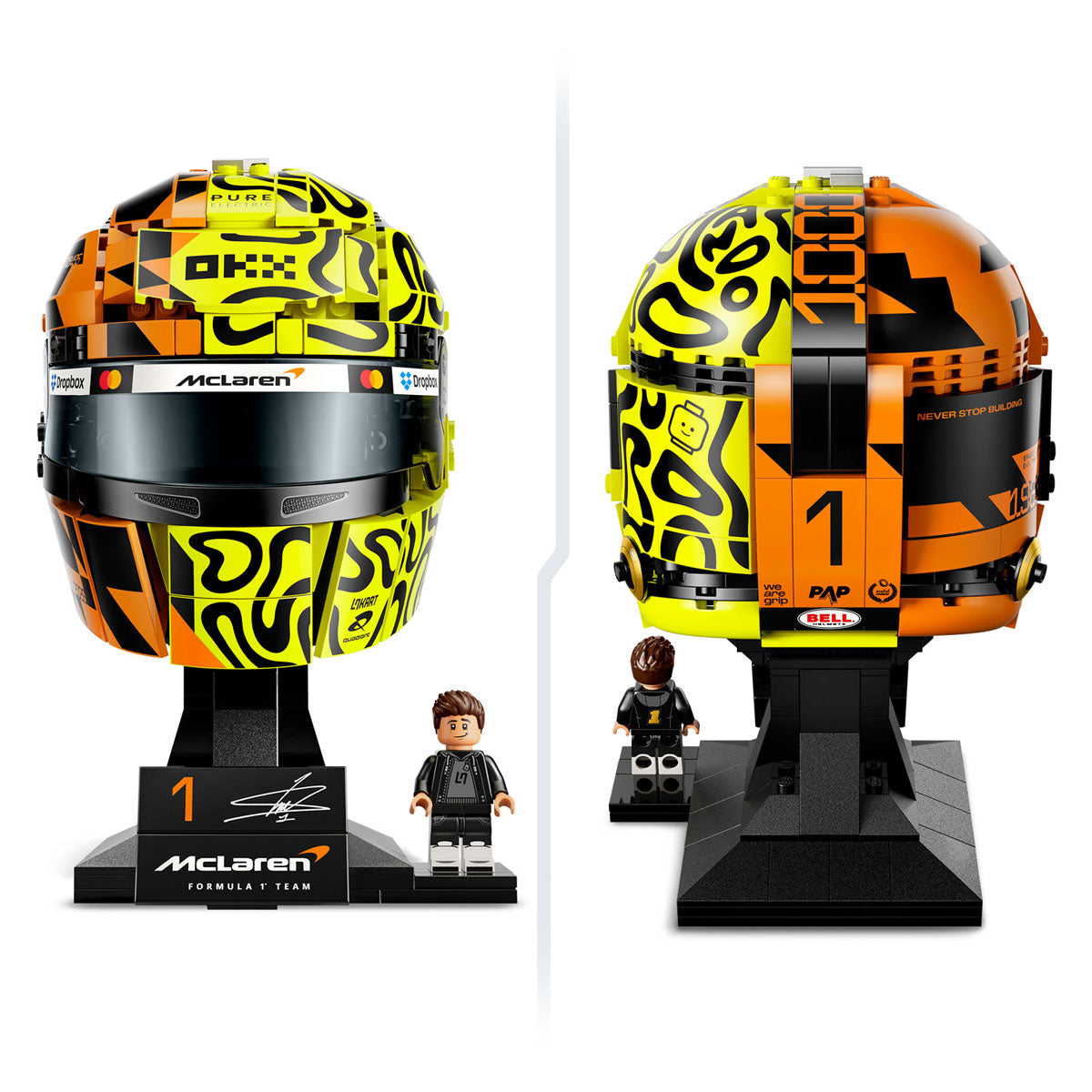 Lego editions 43023 casco della squadra mclaren mastercard di lando norris