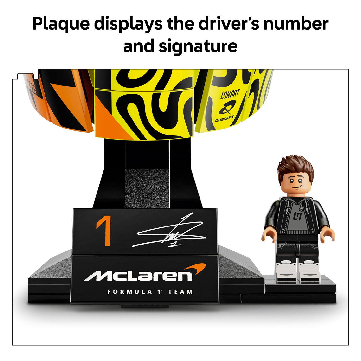 Lego editions 43023 mclaren mastercard team helm van lando norris