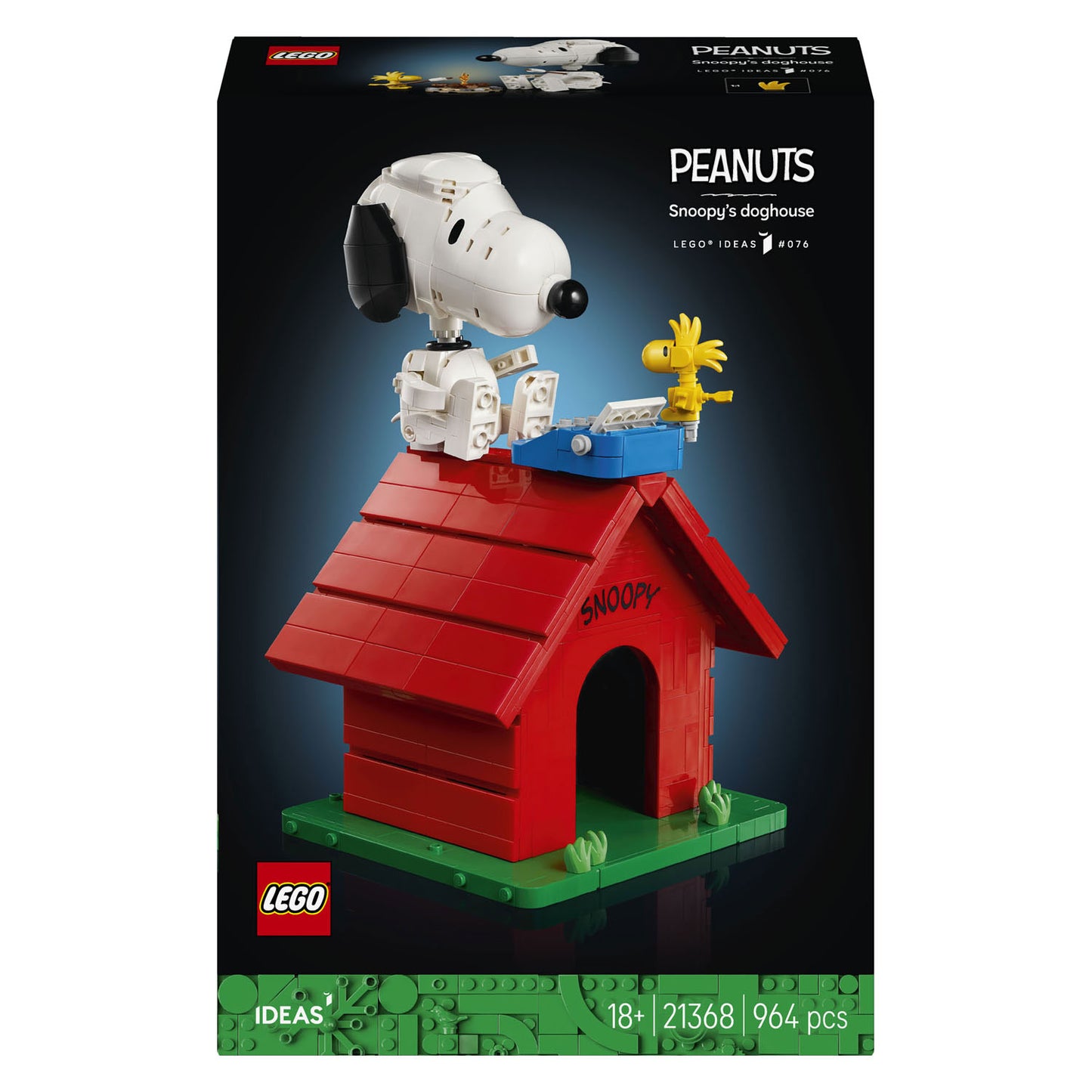 Lego ideas - peanuts: snoopy's doghouse - 21368