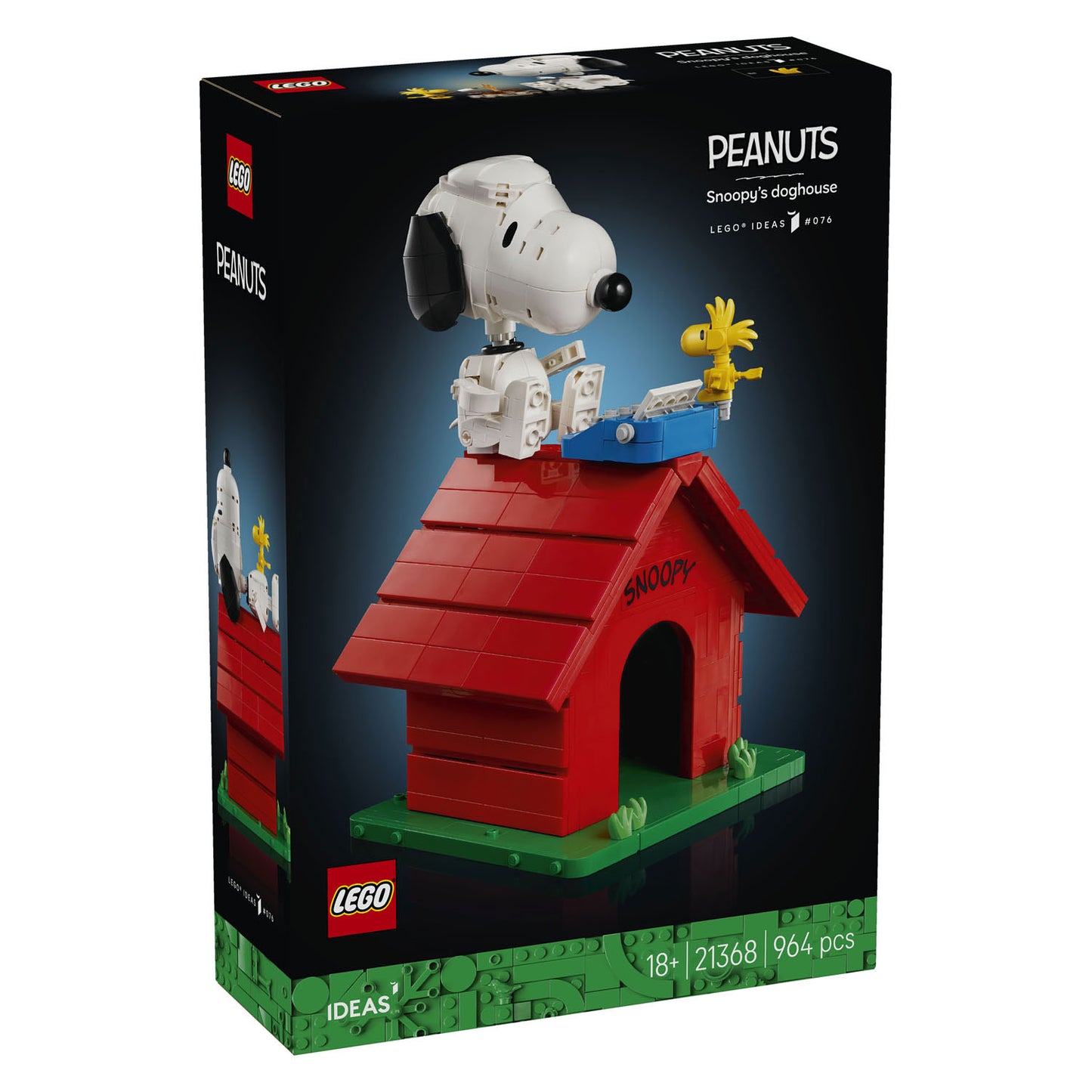 Lego ideas - peanuts: snoopy's doghouse - 21368