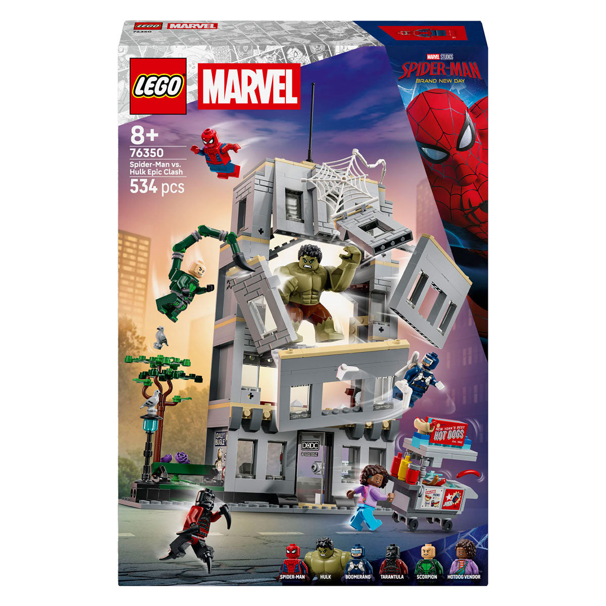 Lego superhéroes 76350 spiderman vs hulk