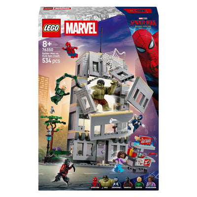 Lego Super Heroes 76350 Spiderman contro Hulk