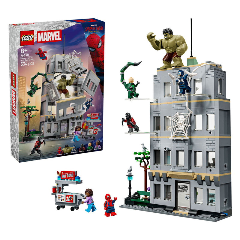 Lego superhéroes 76350 spiderman vs hulk