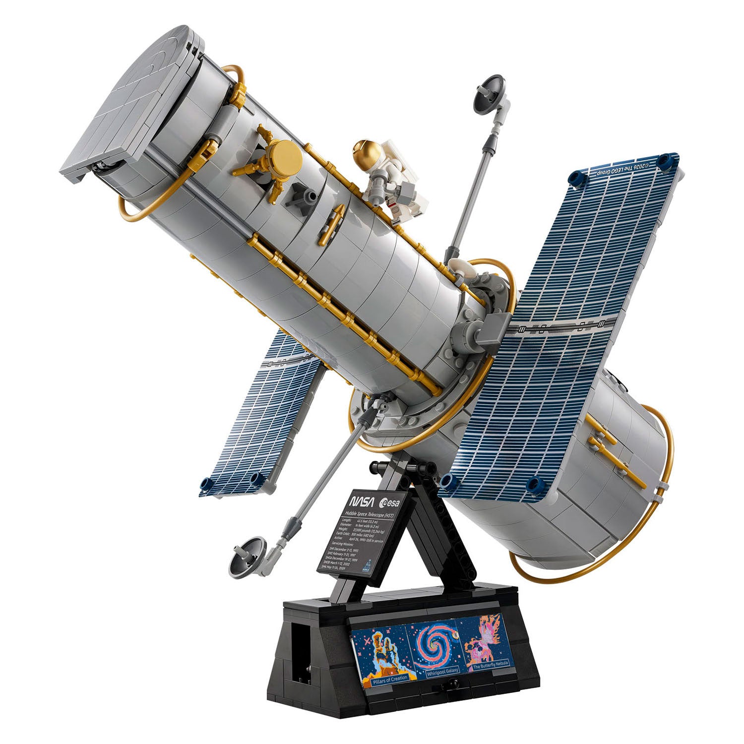 Lego icons space telescope hubble space building kit for adults 11382