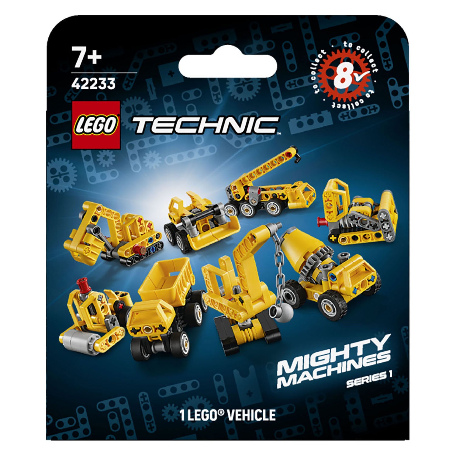 Lego ® Technic Mighty Machines - scatola a sorpresa con giocattoli da costruzione - veicoli da collezione - 42233