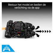 Lego Technic, kit di costruzione dell'auto-bicchiere Batmobile per bambini e decorazioni 42239 - afbeelding 4