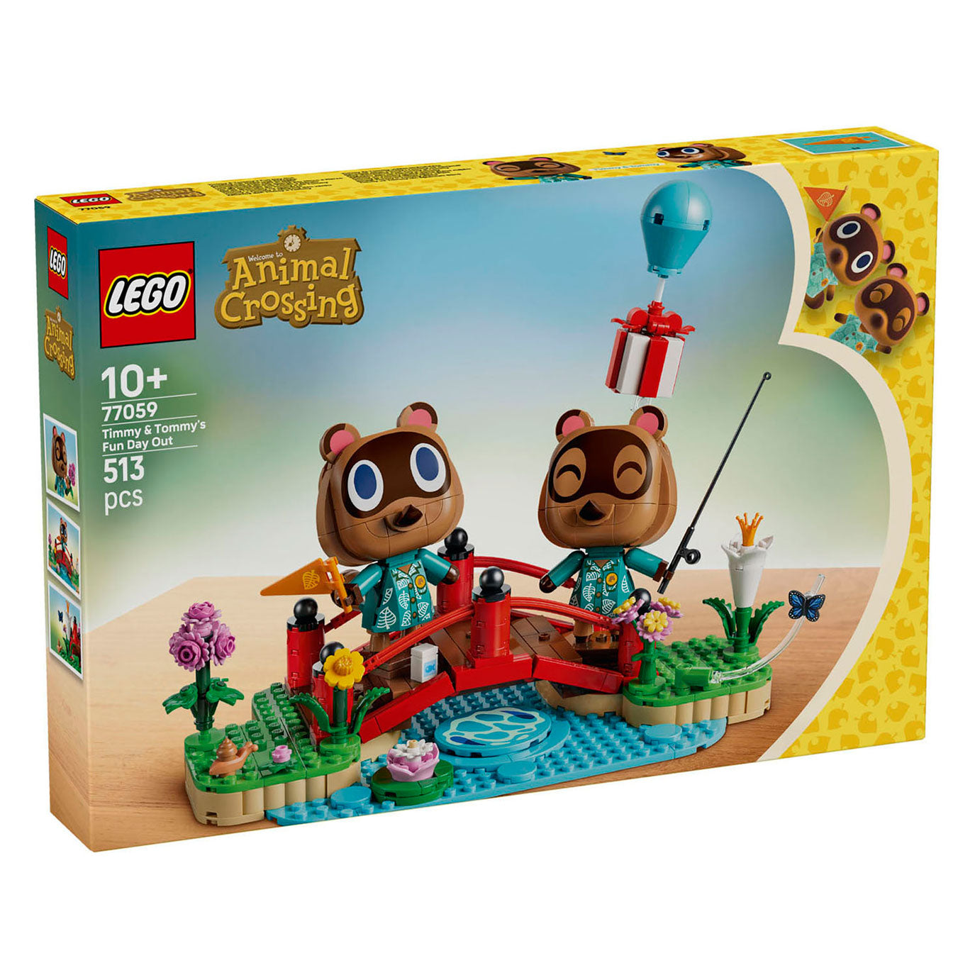 Lego animal crossing day off with timmy and tommy game toys for children 77059