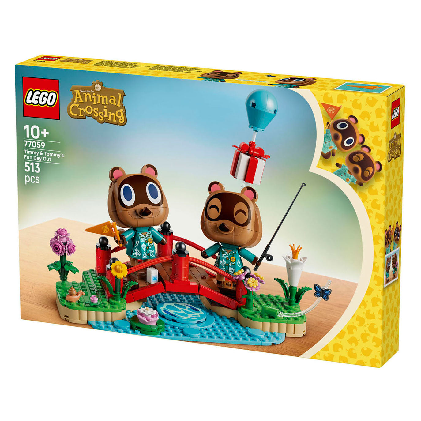 Lego animal crossing day off with timmy and tommy game toys for children 77059