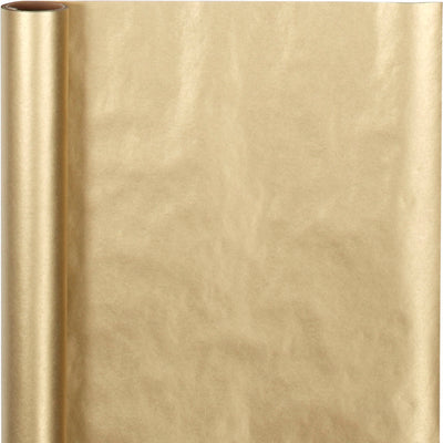 Carta da regalo Vivi Gade, l: 50 cm, 60 gr, oro, 5 m 1 rotolo