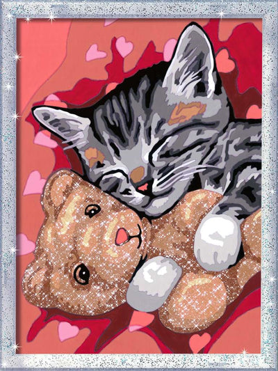 Ravensburger Pintura Creart en número pacífico gatito