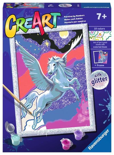 Ravensburger Pintura Ciora en número poderoso Pegasus