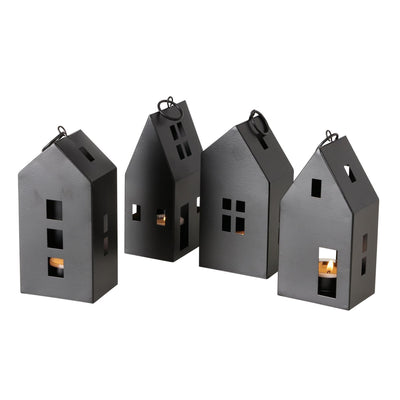 Boltze home farol bryne house h17cm metal negro