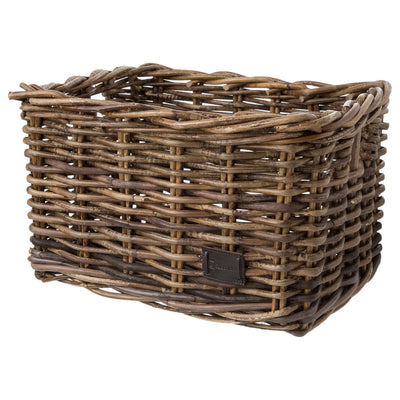 Cestino Fastrider zeno in rattan marrone medio