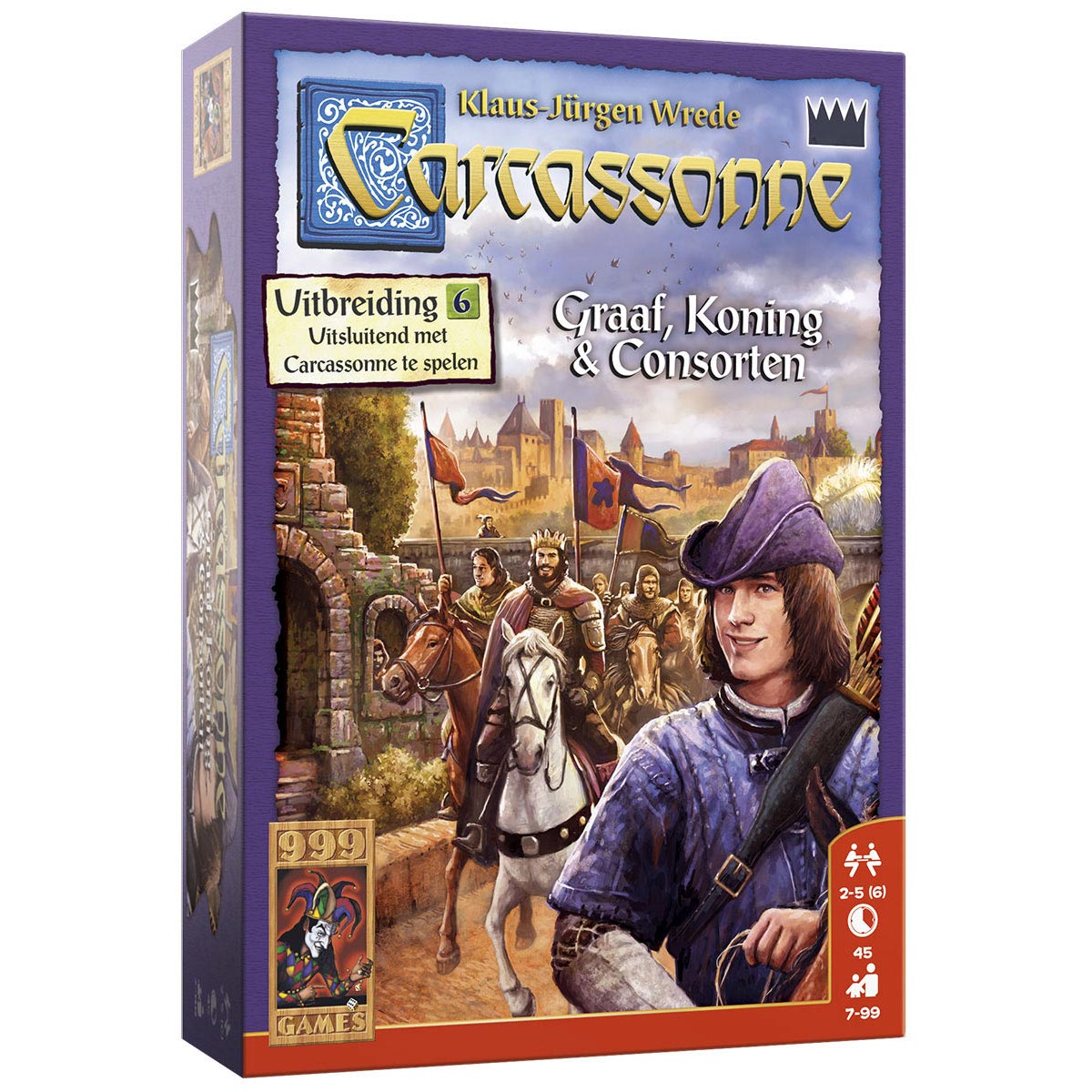 999 Games Carcassonne Graaf, Koning e Associates Board Game