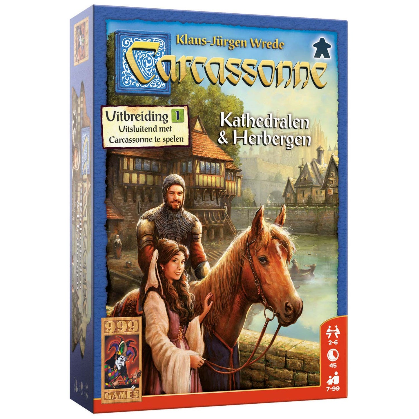 Manage di cattedrali di 999GAMES CARCASSONNE