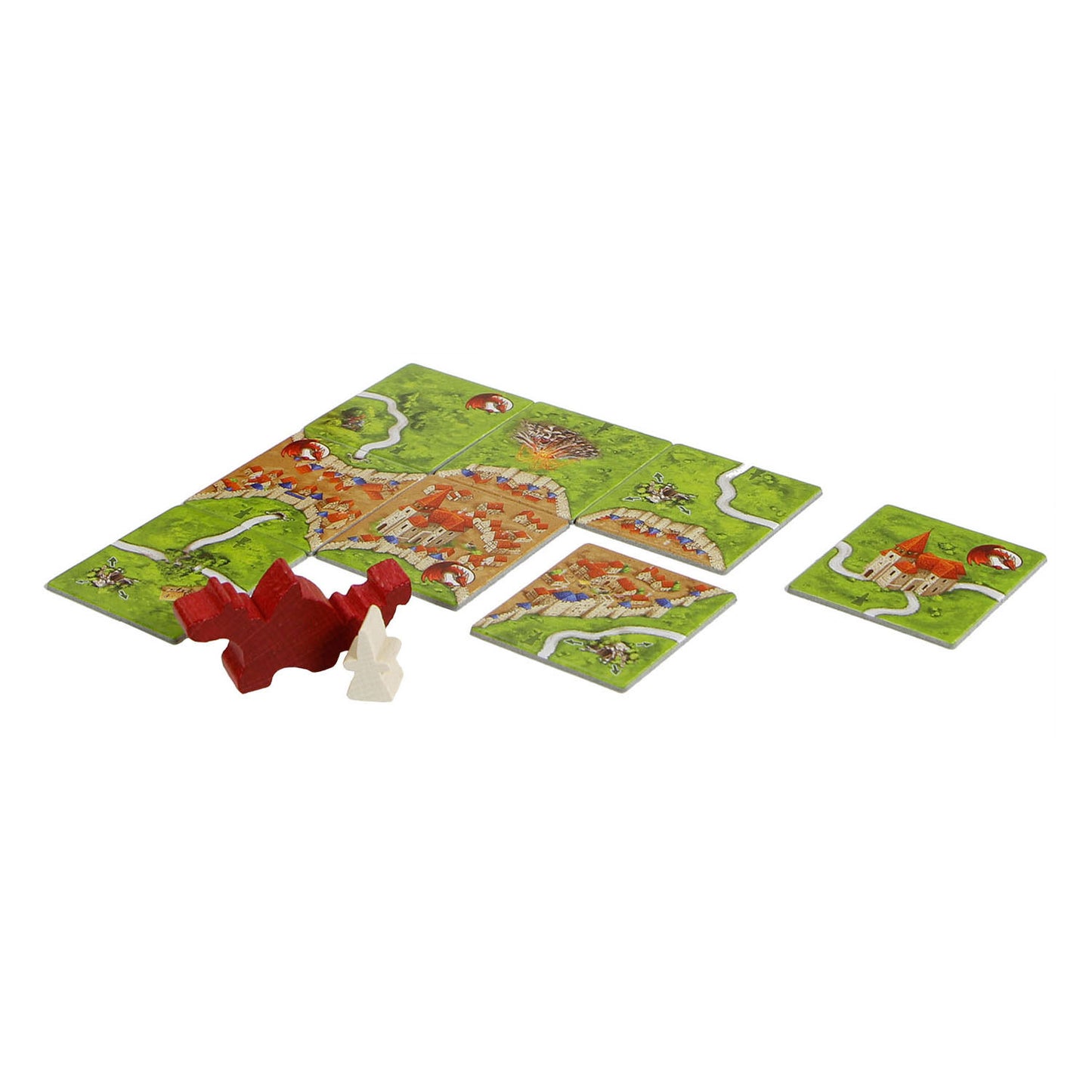 999GAMES CARCASSONNE: The Dragon, The Commission e Jonkwoman Expansion Board Game