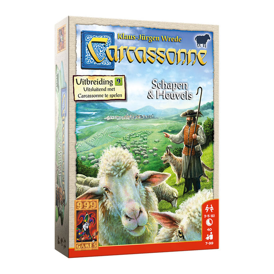 999 -GAMES CARCASSONNE: gioco da tavolo di espansione di Sheep Hills